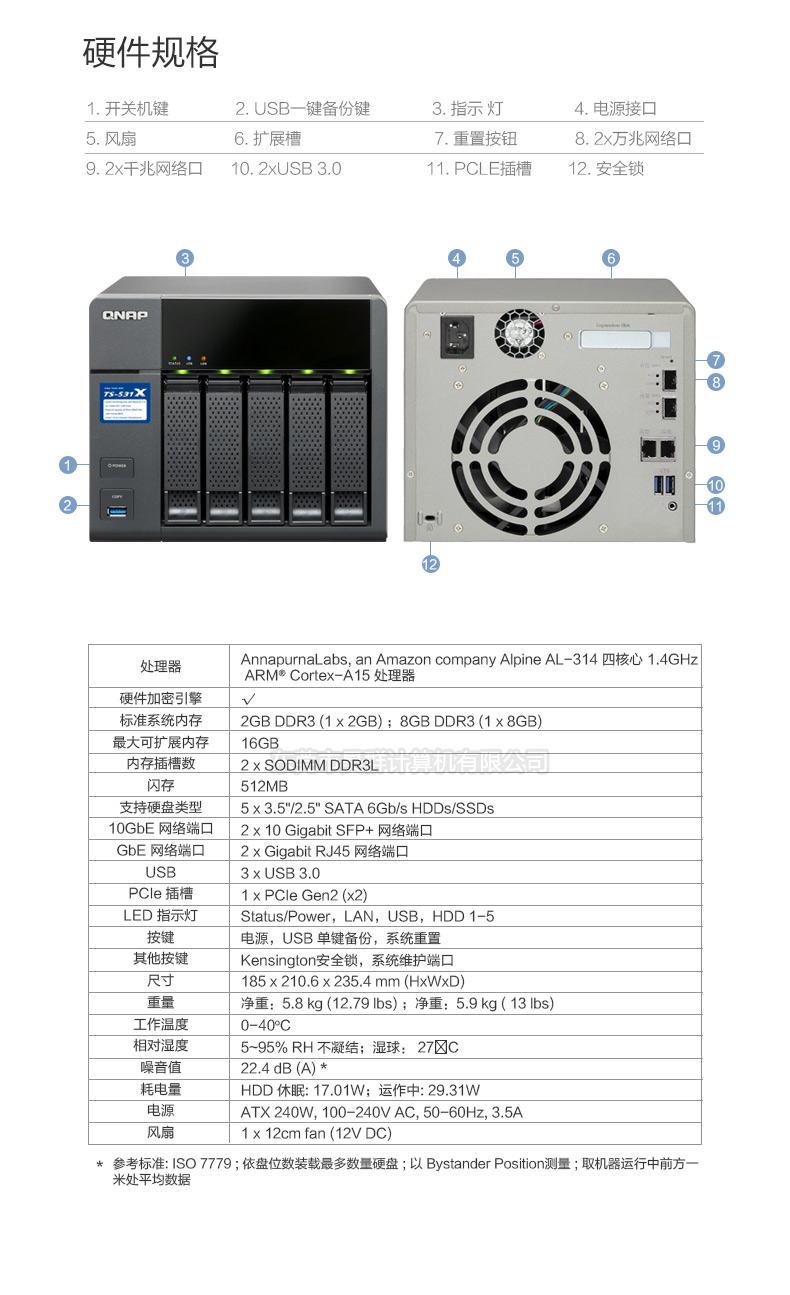 威联通 TS-531X-2G