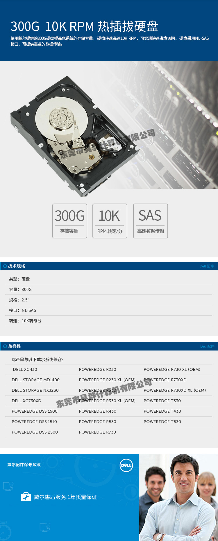 DELL 300GB SAS 2.5